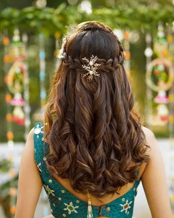 Ideas For The Bridal Hairstyles For Indian Wedding