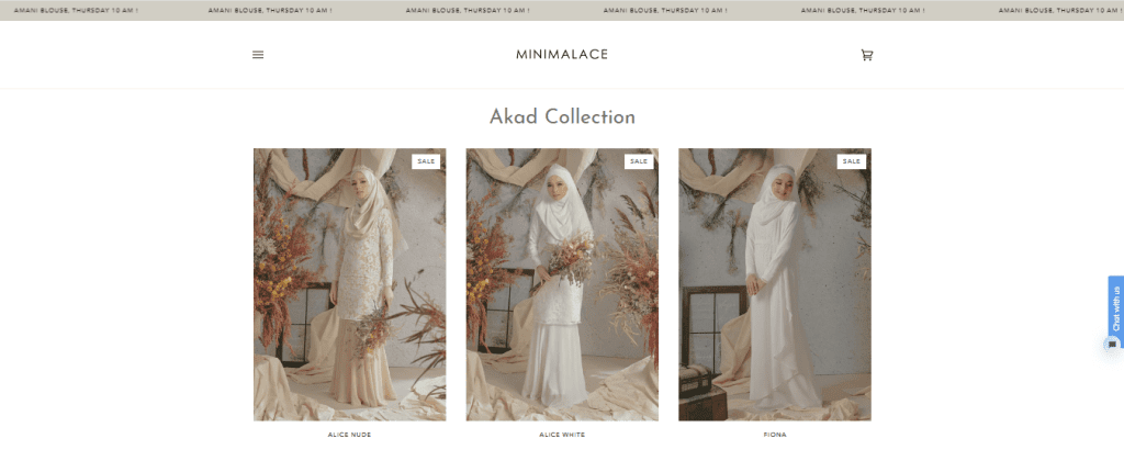 Website Baju Pengantin